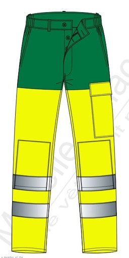 Pantalon multirisques poches genoux